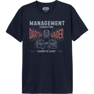 Star Wars Darth Vader - Management Consulting Tričko námořnická modrá