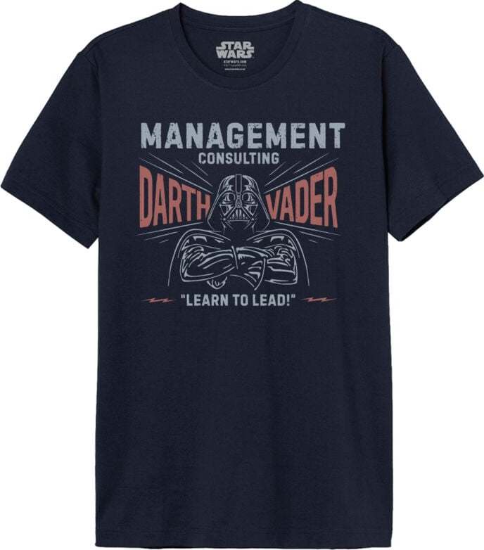 Star Wars Darth Vader - Management Consulting Tričko námořnická modrá - Merchstore.cz