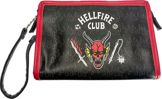 Stranger Things Hellfire Club Kosmetická taška cerná/bílá/cervená - Merchstore.cz