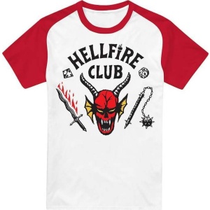 Stranger Things Hellfire Club Tričko vícebarevný
