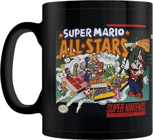 Super Mario Super Mario All-Stars Cartridge Hrnek vícebarevný - Merchstore.cz Super Mario Super Mario All-Stars Cartridge Hrnek vícebarevný - Merchstore.cz