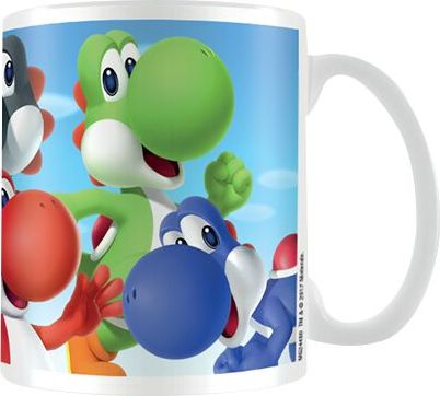 Super Mario Yoshi Hrnek bílá - Merchstore.cz