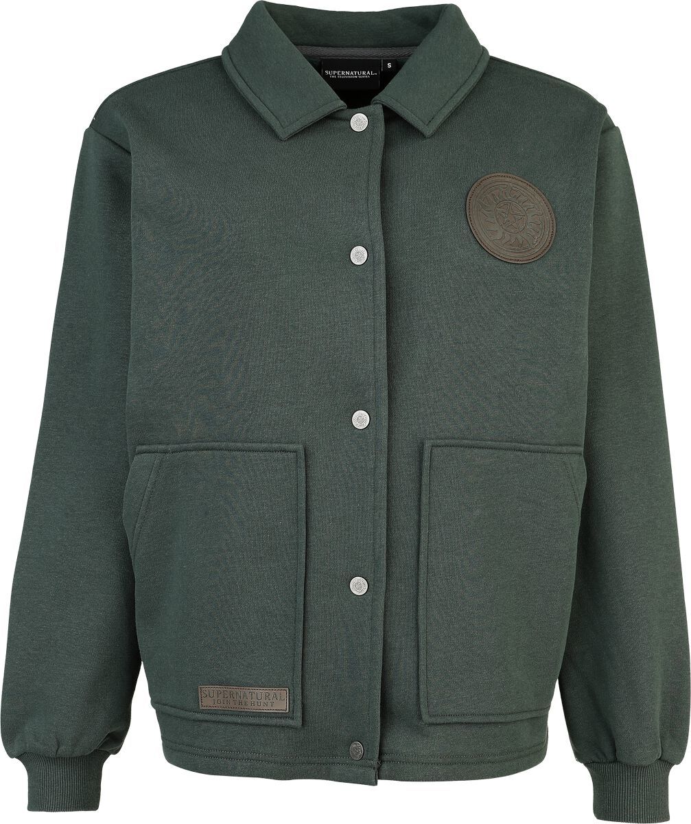 Supernatural Moons and Salt Circles Dámská sportovní bunda zelená - Merchstore.cz