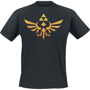 The Legend Of Zelda Hyrule Tričko černá