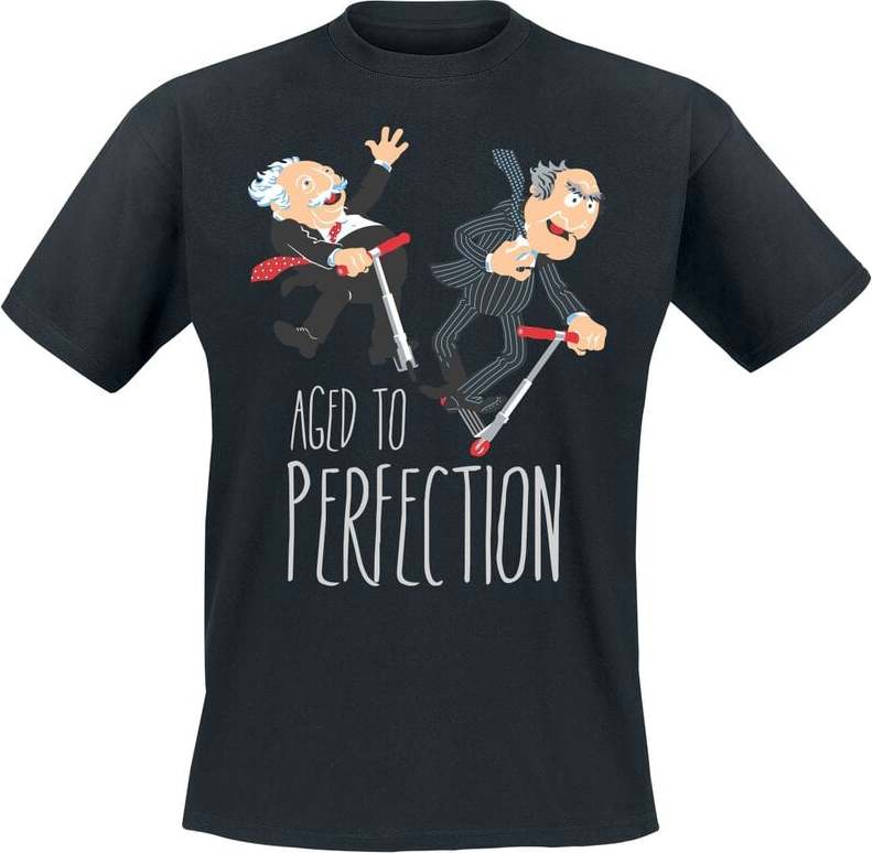 The Muppets Aged To Perfection Tričko černá - Merchstore.cz