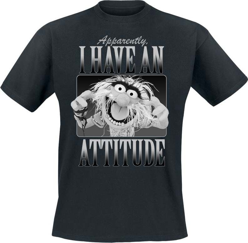 The Muppets Attitude Tričko černá - Merchstore.cz
