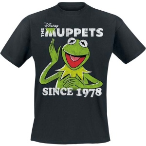 The Muppets Kermit Since 1978 Tričko černá