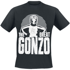 The Muppets The Great Gonzo Tričko černá