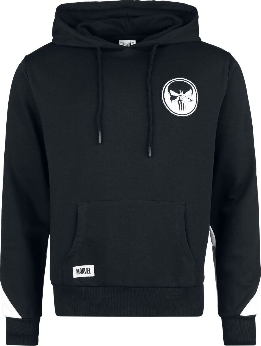 The Punisher Skull Mikina s kapucí cerná/bílá - Merchstore.cz