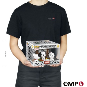 101 dalmatinů Vinylová figurka č. 1664 Rolly, Patch & Lucky with TV (Pop! Moment) Sberatelská postava standard