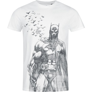 Batman Batman's Fly Tričko bílá