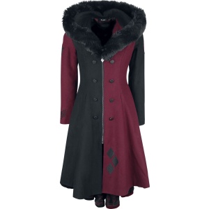 Batman Harley Quinn Dámský kabát cervená/cerná