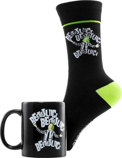 Beetlejuice Hrnek s ponožkami Beetlejuice Hrnek vícebarevný - Merchstore.cz Beetlejuice Hrnek s ponožkami Beetlejuice Hrnek vícebarevný - Merchstore.cz