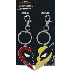 Deadpool 3 - Wolverine - Come Together BFF Key Chain Klíčenka vícebarevný