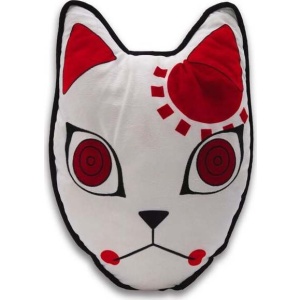 Demon Slayer Fox Mask dekorace polštár vícebarevný