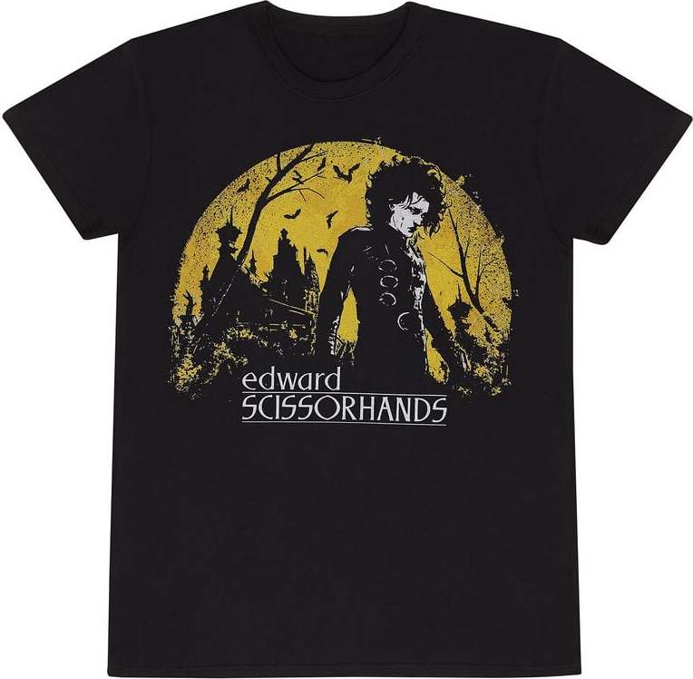 Edward mit den Scherenhänden Moonlight Tričko černá - Merchstore.cz