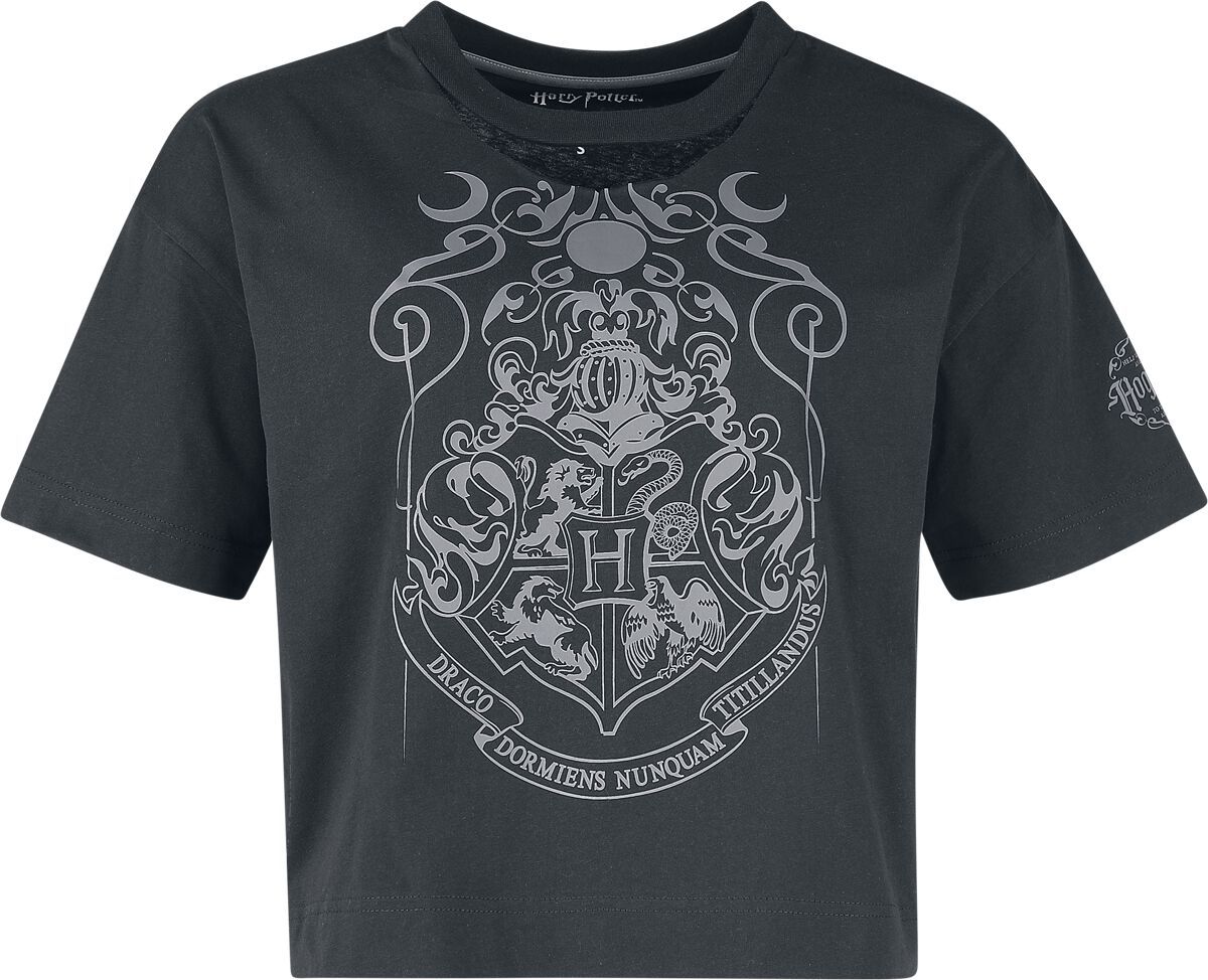 Harry Potter Dark Academia Nocturnal Stroll at Hogwarts Dámské tričko černá - Merchstore.cz