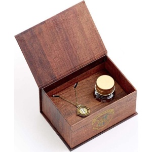 Harry Potter Dárkový box Time Turner Sada šperků zlatá