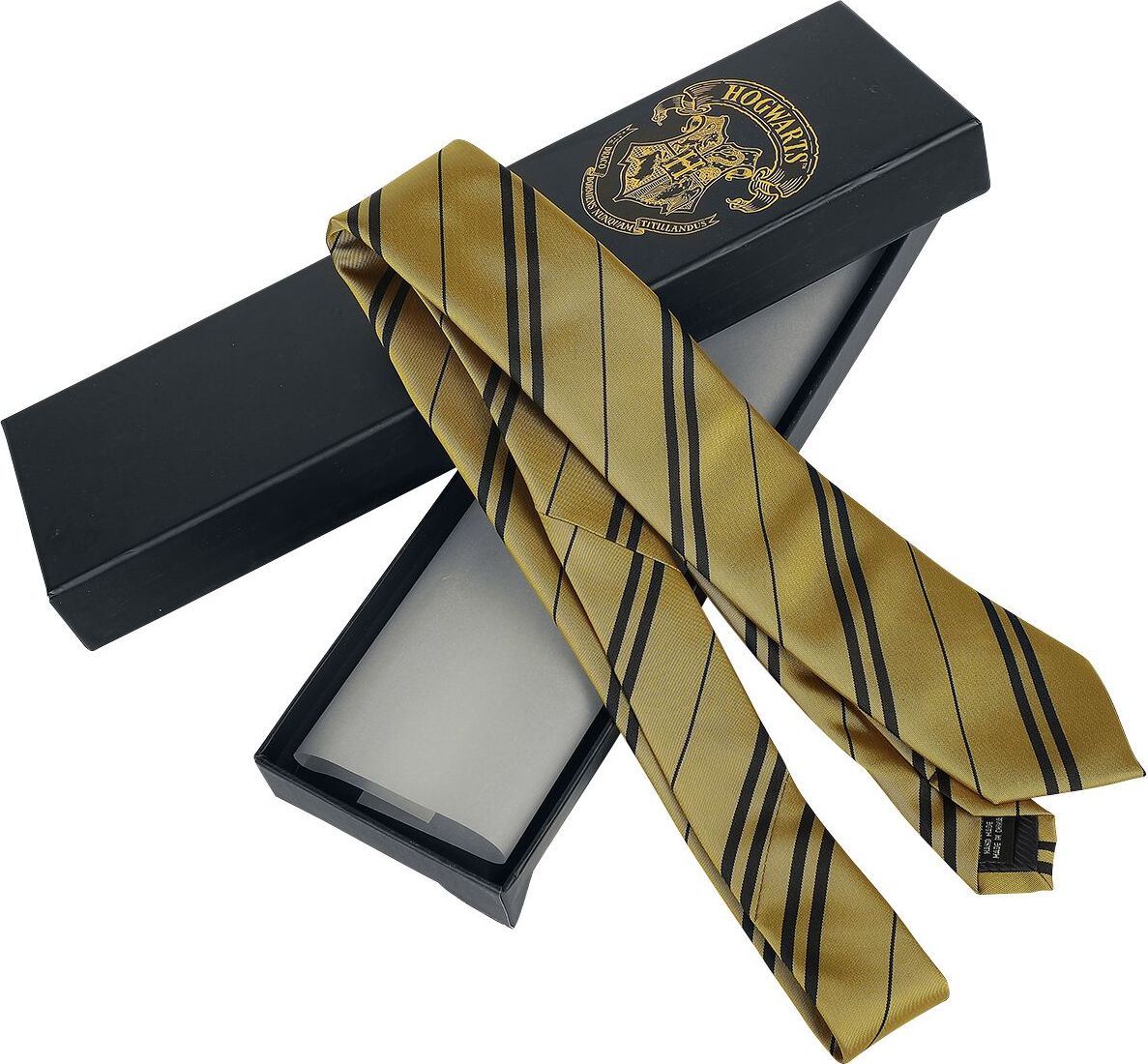 Harry Potter Hufflepuff kravata žlutá/cerná - Merchstore.cz Harry Potter Hufflepuff kravata žlutá/cerná - Merchstore.cz