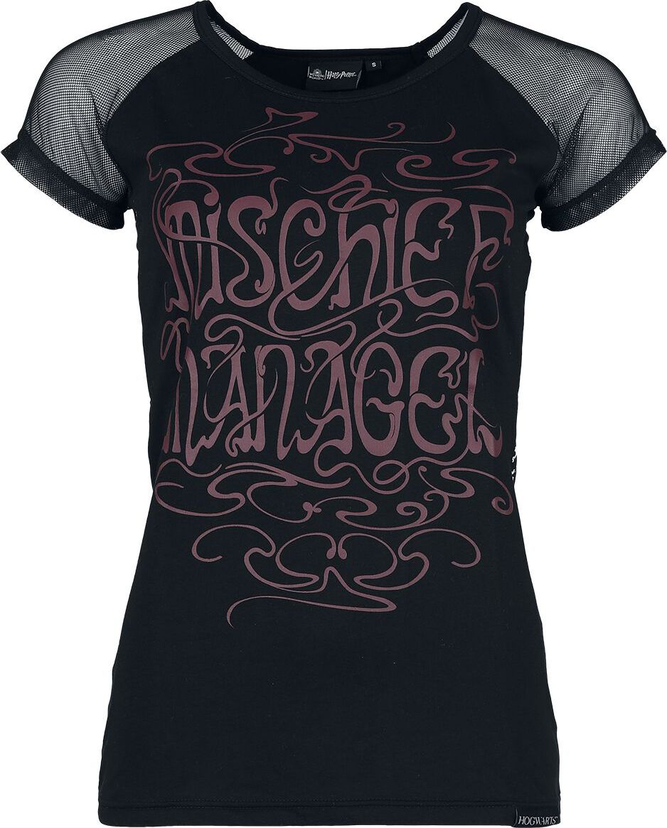 Harry Potter Mischief Managed Dámské tričko černá - Merchstore.cz Harry Potter Mischief Managed Dámské tričko černá - Merchstore.cz