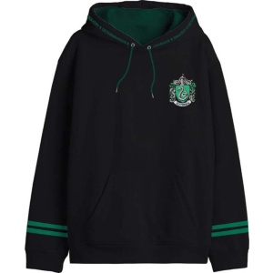 Harry Potter Slytherin - House Crest Mikina s kapucí černá - Merchstore.cz