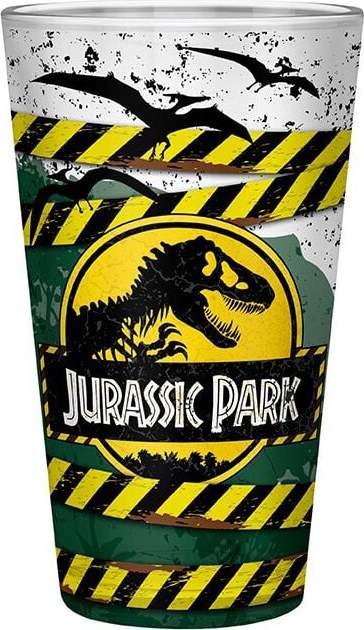 Jurassic Park Danger High Voltage sklenicka vícebarevný - Merchstore.cz Jurassic Park Danger High Voltage sklenicka vícebarevný - Merchstore.cz