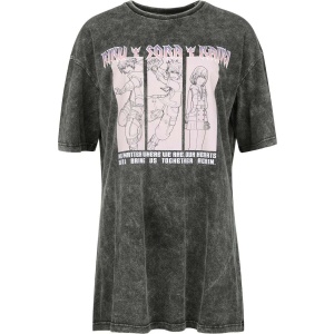 Kingdom Hearts Riku Sora Kairi Dámské tričko černá