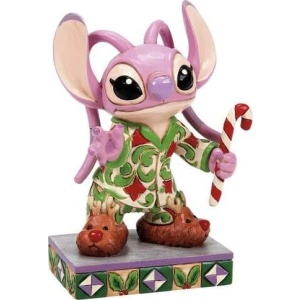 Lilo & Stitch Angel ve vánočním pyžamu Sberatelská postava vícebarevný - Merchstore.cz