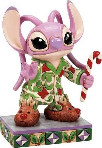 Lilo & Stitch Angel ve vánočním pyžamu Sberatelská postava vícebarevný - Merchstore.cz