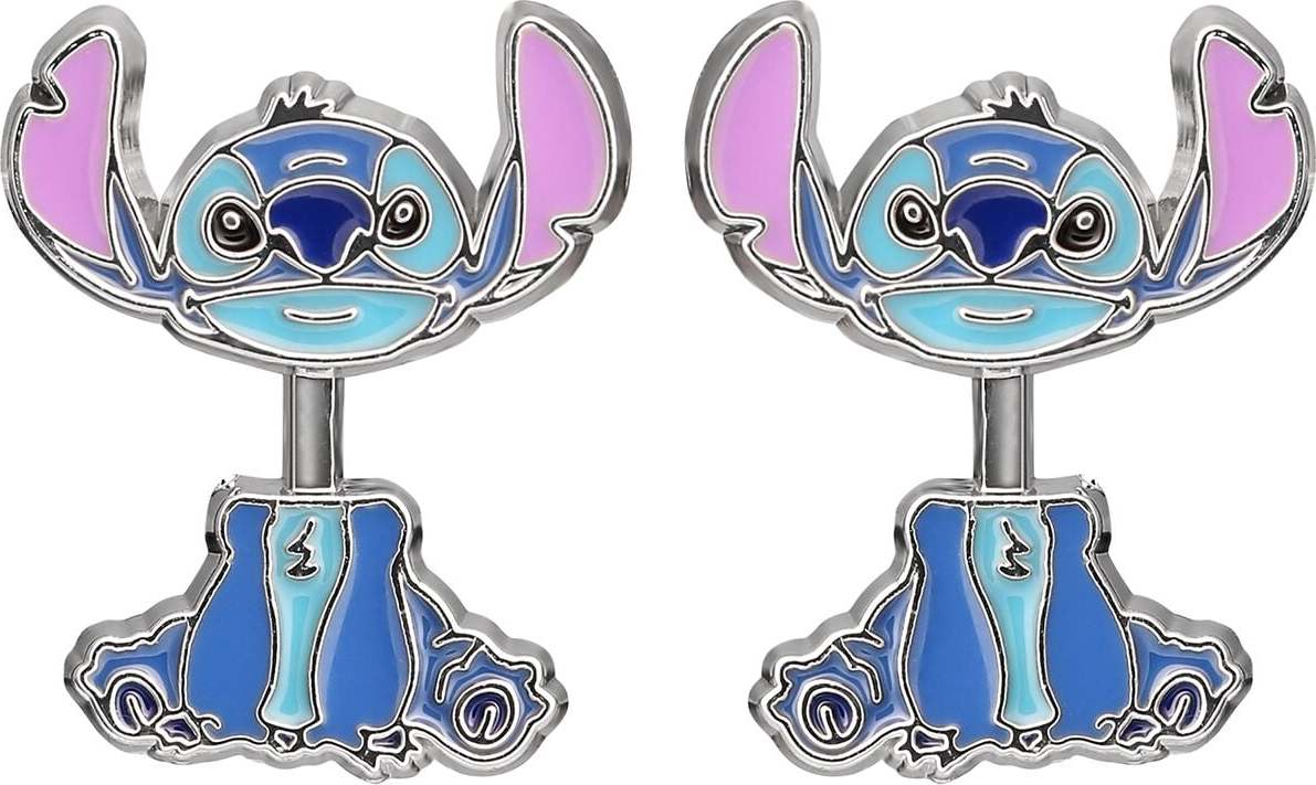 Lilo & Stitch Stitch náušnice stríbrná - Merchstore.cz