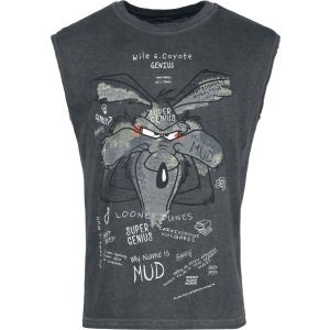 Looney Tunes Coyote Tank top černá