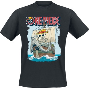 One Piece Going Merry Tričko bílá - Merchstore.cz