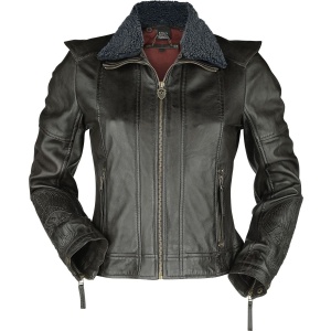 Pán prstenů Aragorn Dámská kožená bunda tmavě hnedá