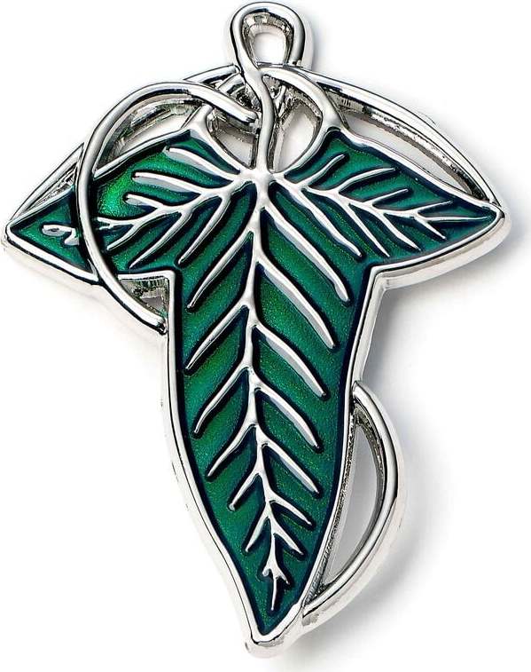 Pán prstenů Lorien Leaf Sada odznaků stríbrná - Merchstore.cz
