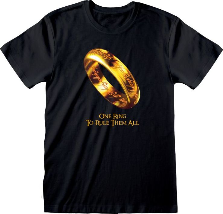 Pán prstenů One Ring To Rule Them All Tričko černá - Merchstore.cz