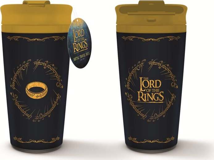 Pán prstenů Pán prstenů kávový šálek cerná/zlatá - Merchstore.cz