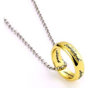 Pán prstenů The One Ring Náhrdelník - řetízek zlatá/stríbrná