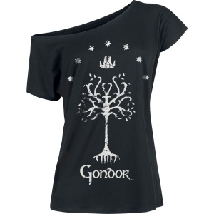 Pán prstenů Tree Of Gondor Dámské tričko černá