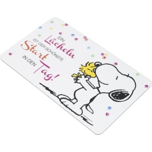 Peanuts Ein Lächeln ist der schönste Start in den Tag! Krájecí prkénko vícebarevný