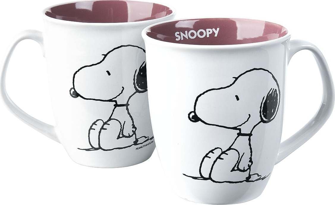Peanuts Snoopy keramický hrnek bílá - Merchstore.cz