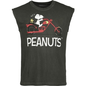 Peanuts Snoopy - Motorbike Tank top černá - Merchstore.cz