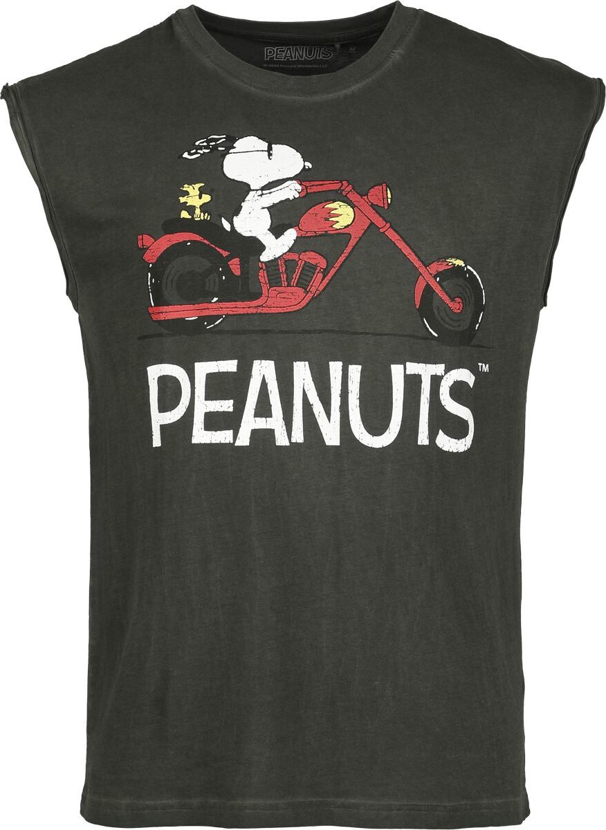 Peanuts Snoopy - Motorbike Tank top černá - Merchstore.cz