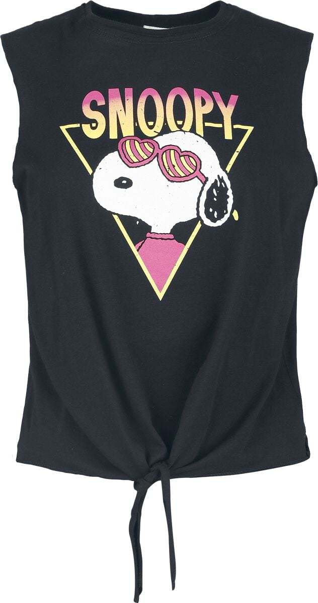 Peanuts Snoopy - On Tour Dámský top černá - Merchstore.cz Peanuts Snoopy - On Tour Dámský top černá - Merchstore.cz