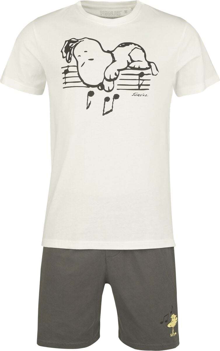 Peanuts Snoopy und Woodstock pyžama vícebarevný - Merchstore.cz