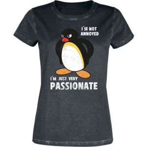 Pingu I`m Not Annoyed - I´m Just Very Passionate Dámské tričko vícebarevný