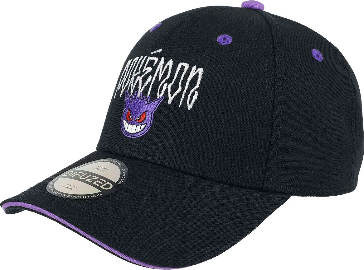 Pokémon Gengar Baseballová kšiltovka černá - Merchstore.cz