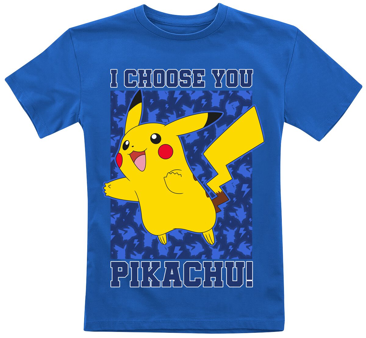 Pokémon Kids - Pikachu - I Choose You detské tricko modrá - Merchstore.cz
