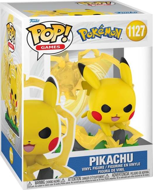 Pokémon Vinylová figurka č.1127 Pikachu (Pop! Games) Sberatelská postava standard - Merchstore.cz Pokémon Vinylová figurka č.1127 Pikachu (Pop! Games) Sberatelská postava standard - Merchstore.cz