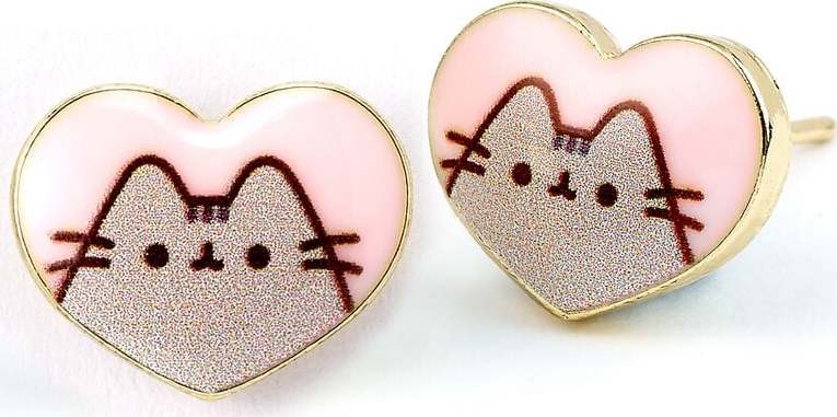 Pusheen Heart Pusheen náušnice stríbrná - Merchstore.cz Pusheen Heart Pusheen náušnice stríbrná - Merchstore.cz