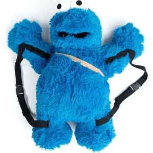 Sesame Street Cookie Monster Batoh modrá/cerná - Merchstore.cz